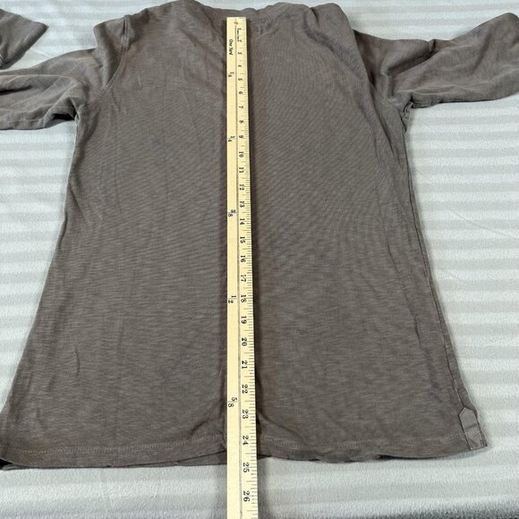 American Giant Shirt Womens Small Gray Long Sleeve Crewneck 100% Cotton USA - Picture 8 of 12